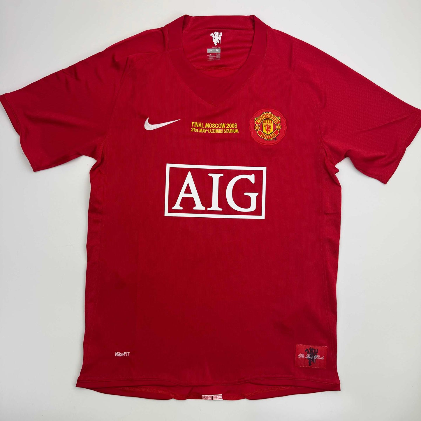 Autographed/Signed Ryan Giggs Manchester United Red Soccer Jersey Beckett BAS COA