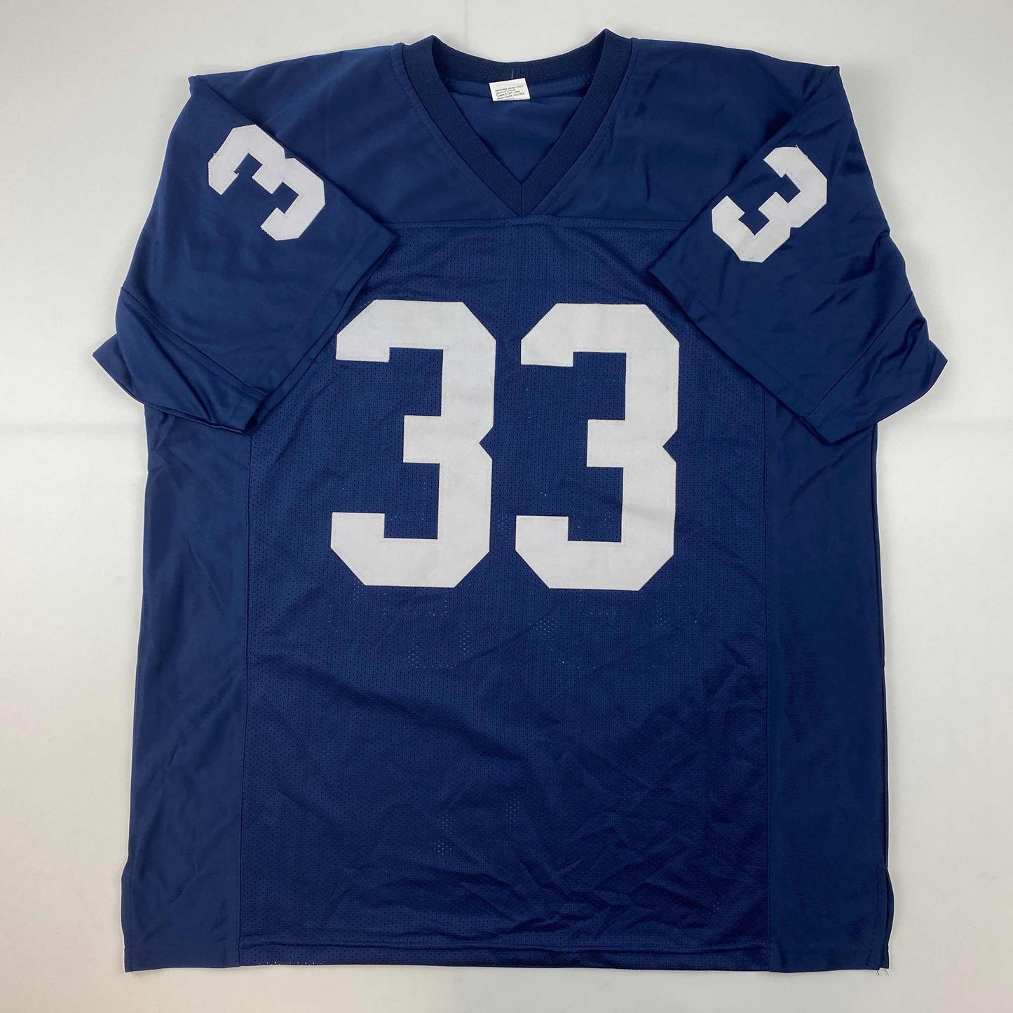 Facsimile Autographed Jack Ham Penn State Blue Reprint Laser Auto College Football Jersey Size Men's XL