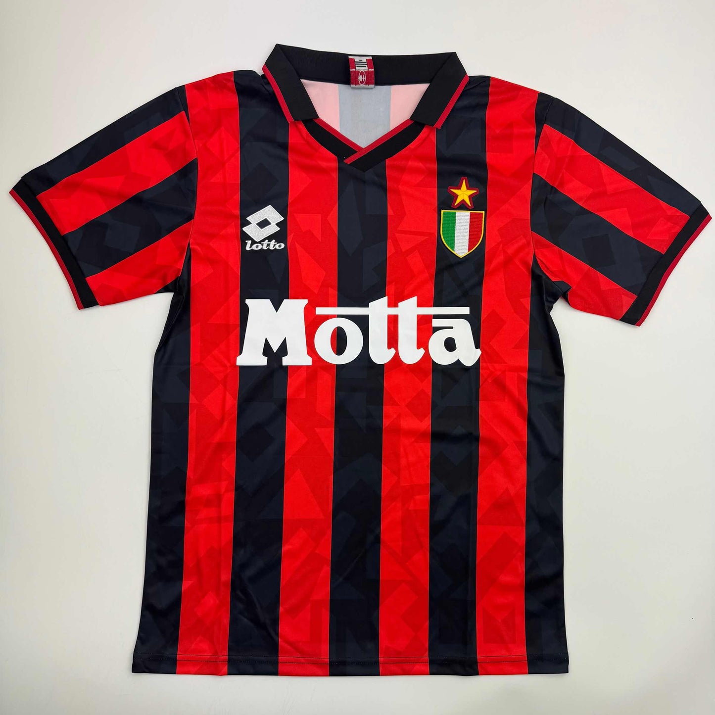 Autographed/Signed Paolo Maldini AC Milan Black/Red Soccer Futbol Jersey Beckett BAS COA