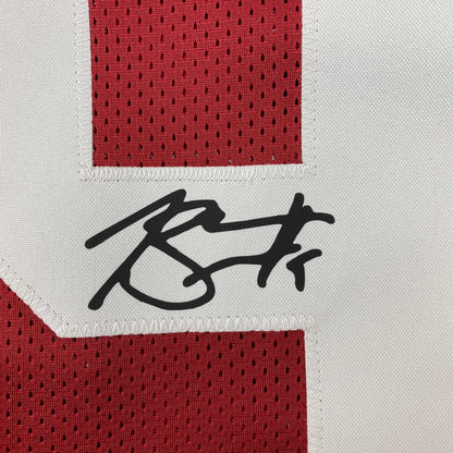 Facsimile Autographed Bryce Young Alabama Red Reprint Laser Auto College Football Jersey Size Men's XL