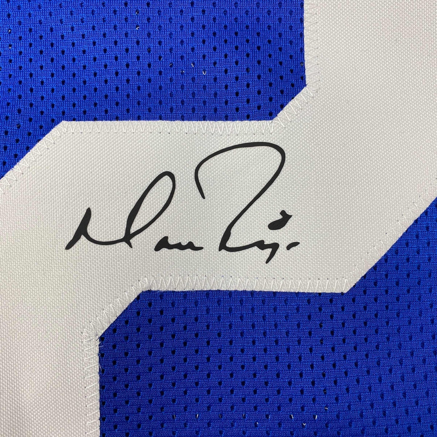 Facsimile Autographed Matt Ryan Indianapolis Blue Reprint Laser Auto Football Jersey Size Men's XL