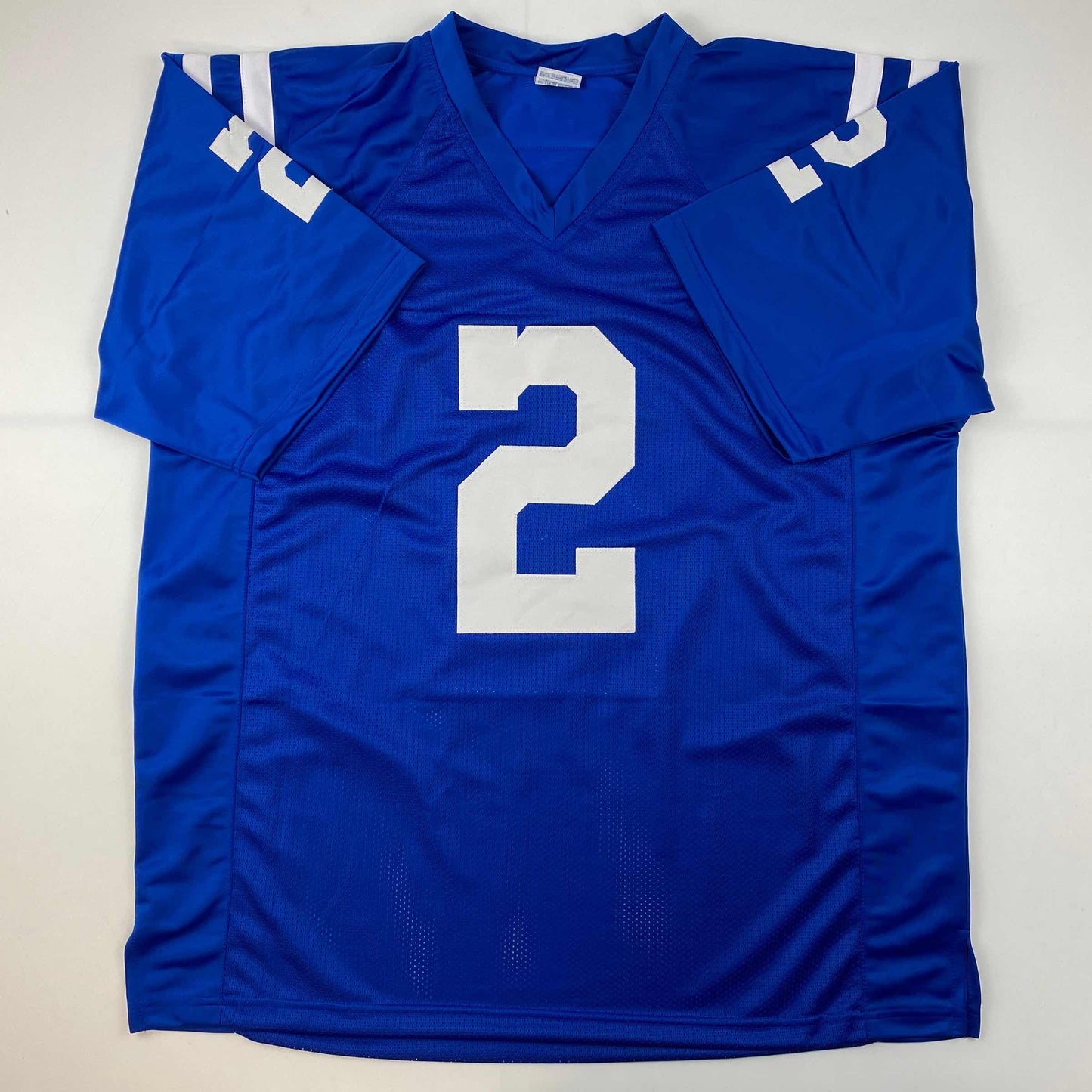 Facsimile Autographed Matt Ryan Indianapolis Blue Reprint Laser Auto Football Jersey Size Men's XL