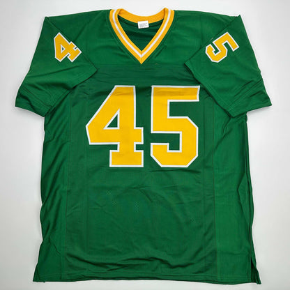 Facsimile Autographed Rudy Ruettiger Notre Dame Green Reprint Laser Auto College Football Jersey Size Men's XL