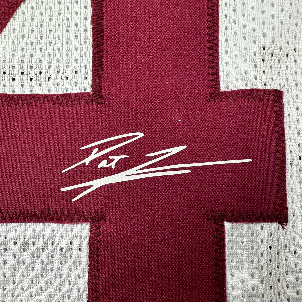 Facsimile Autographed Pat Tillman Arizona State White Reprint Laser Auto College Football Jersey Size Men's XL
