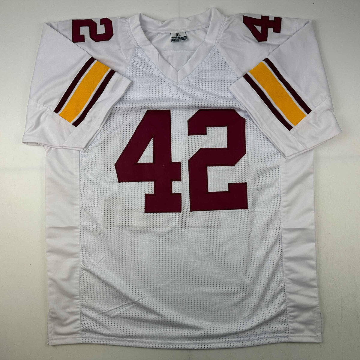 Facsimile Autographed Pat Tillman Arizona State White Reprint Laser Auto College Football Jersey Size Men's XL