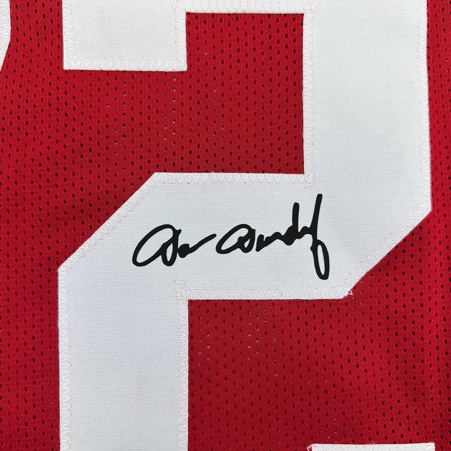 Facsimile Autographed Dan Dierdorf St. Louis Arizona Red Reprint Laser Auto Football Jersey Size Men's XL
