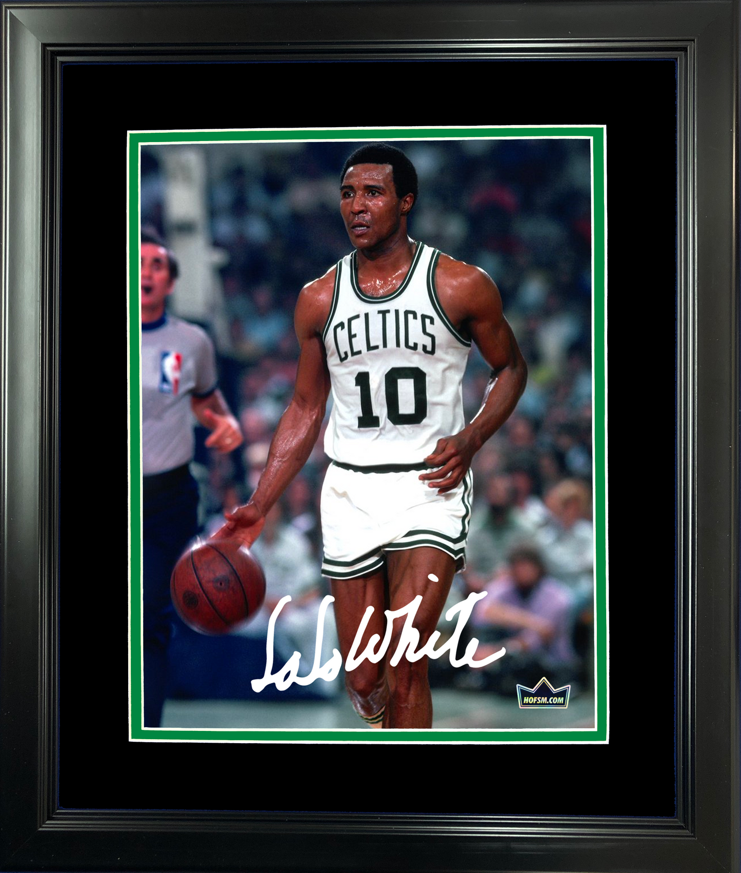 Framed Jo Jo White Facsimile Laser Engraved Signature Auto 11"x14" Basketball Photo HOFSM Holo