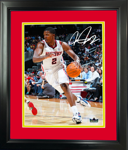 Framed Joe Johnson Facsimile Laser Engraved Signature Auto 11"x14" Basketball Photo HOFSM Holo