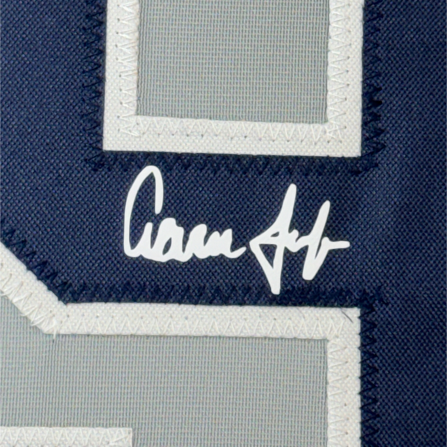 Framed Facsimile Autographed Aaron Judge 35x39 New York Grey Reprint Laser Auto Baseball Jersey