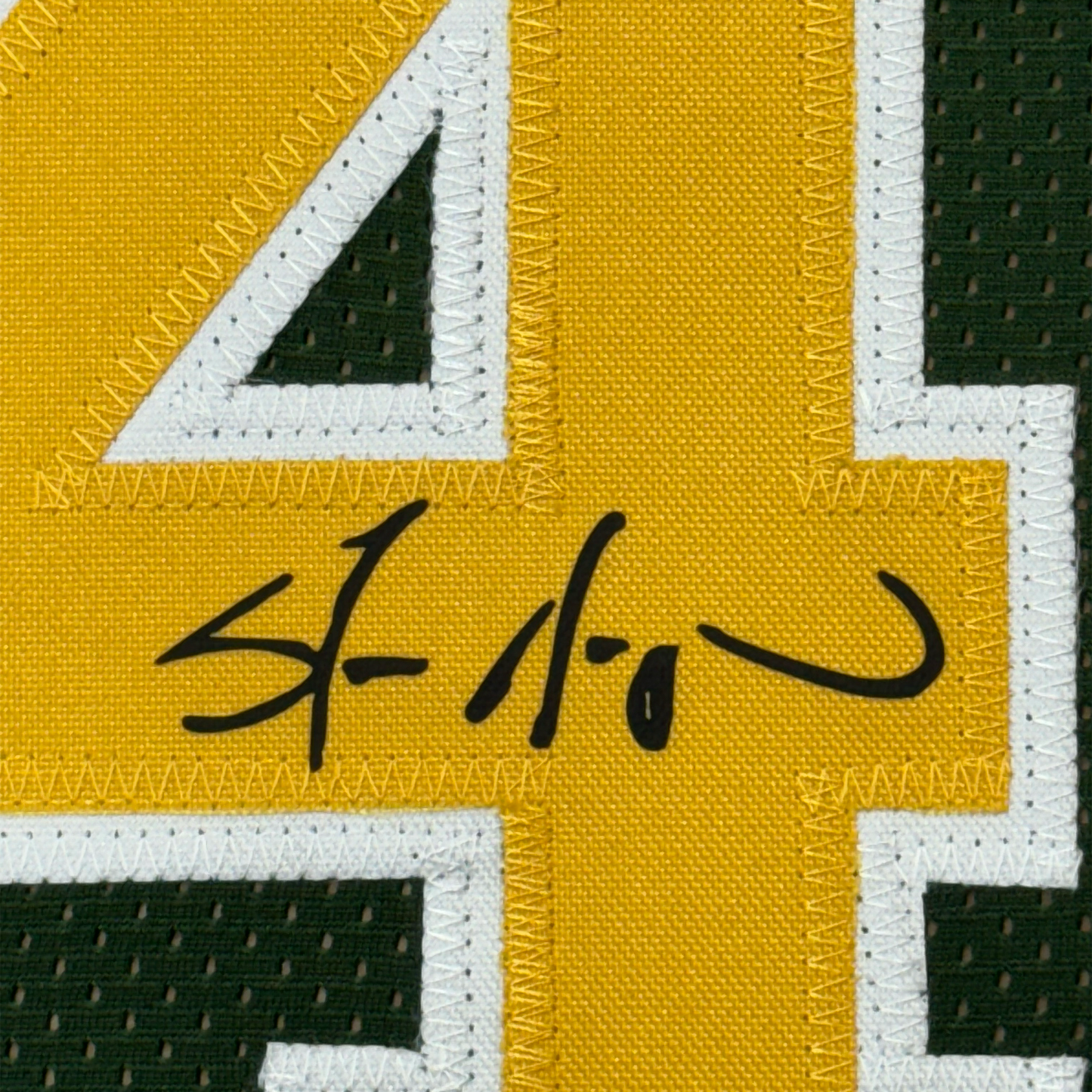 Framed Facsimile Autographed Shawn Kemp 35x39 Seattle Green Reprint Laser Auto Basketball Jersey