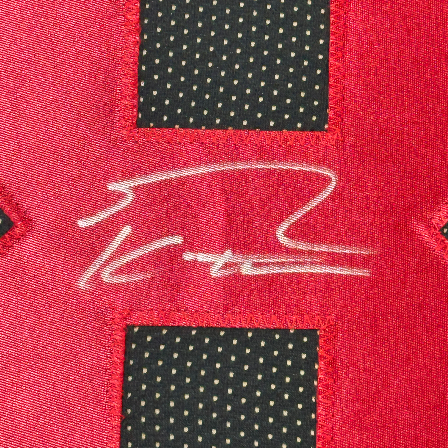 Framed Autographed/Signed George Kittle 35x39 San Francisco Black Football Jersey Beckett BAS COA