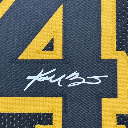 Framed Facsimile Autographed Kobe Bryant 35x39 #24 Black Mamba Los Angeles LA Reprint Laser Auto Basketball Jersey