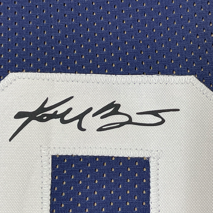 Framed Facsimile Autographed Kobe Bryant 35x39 United States Team USA Olympics Blue Reprint Laser Auto Basketball Jersey Size Men's XL