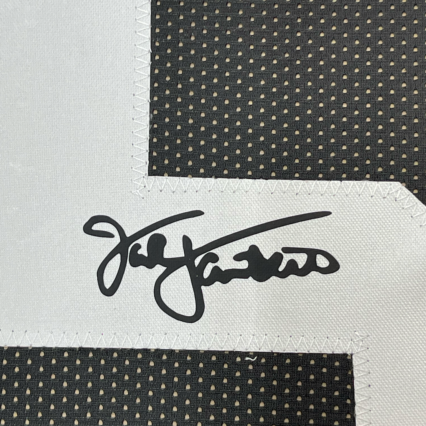 Framed Facsimile Autographed Jack Lambert 35x39 Pittsburgh Black Reprint Laser Auto Football Jersey