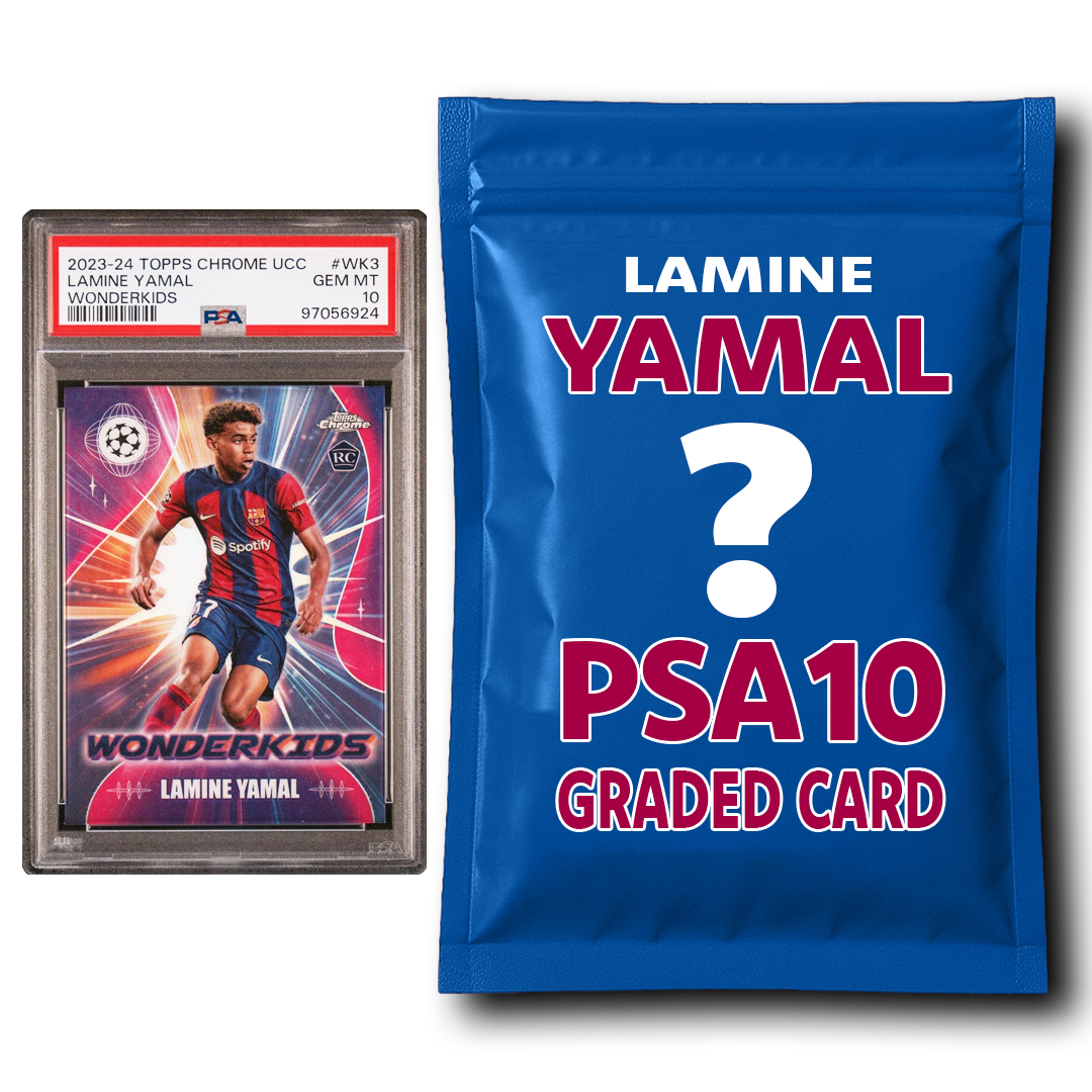 Lamine Yamal PSA 10 Graded Card Mystery Pack