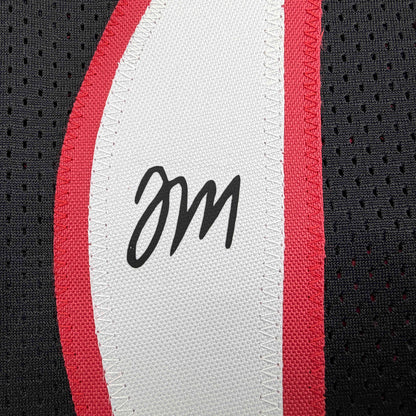Facsimile Autographed Tyrese Maxey Philadelphia Retro Black Reprint Laser Auto Basketball Jersey Size Men's XL