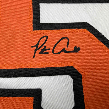 Facsimile Autographed Pete Alonso Baltimore White Reprint Laser Auto Baseball Jersey Size Men's XL