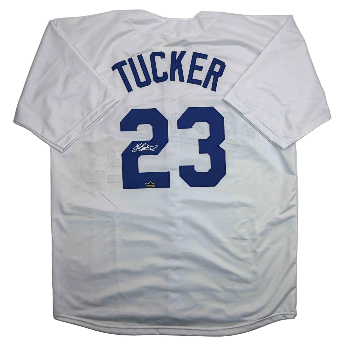 Facsimile Autographed Kyle Tucker Los Angeles LA White Reprint Laser Auto Baseball Jersey Size Men's XL