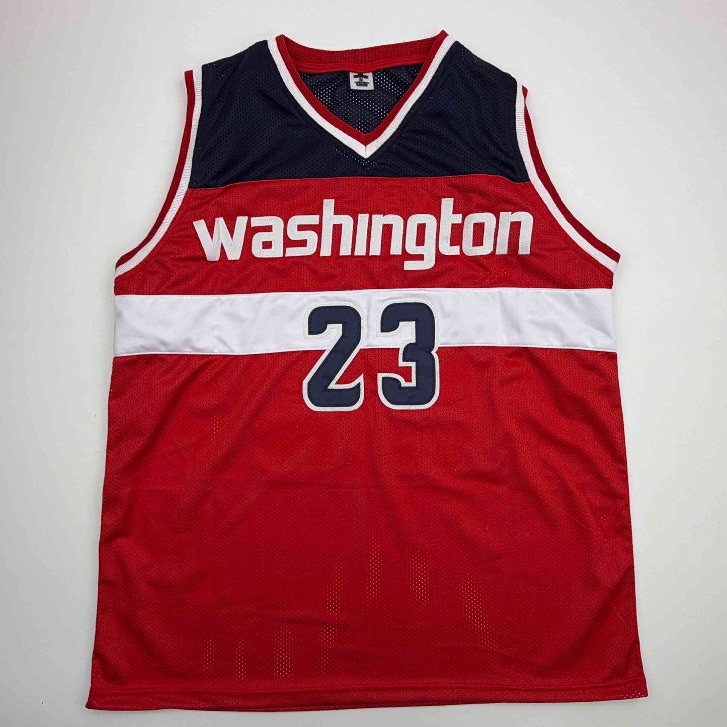 Facsimile Autographed Anthony Davis Washington Red Reprint Laser Auto Basketball Jersey Size Men's XL