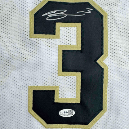 Autographed/Signed Braden Smith Purdue White College Basketball Jersey JSA COA