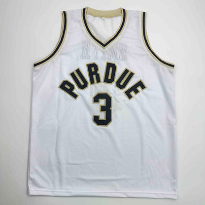 Autographed/Signed Braden Smith Purdue White College Basketball Jersey JSA COA