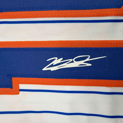 Facsimile Autographed Marcus Semien New York Pinstripe Reprint Laser Auto Baseball Jersey Size Men's XL