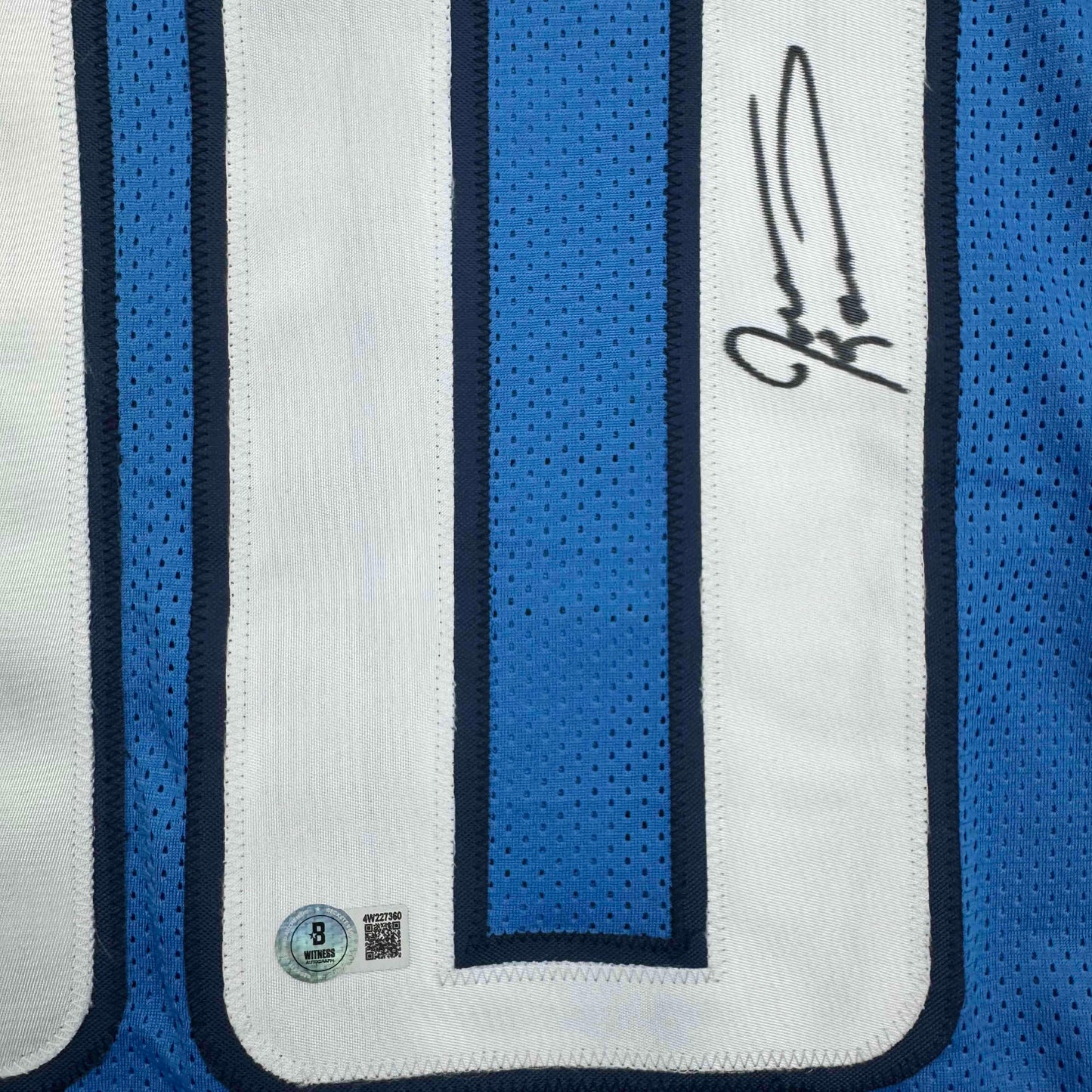Autographed/Signed Jevon Kearse Tennessee Powder Blue Football Jersey JSA COA