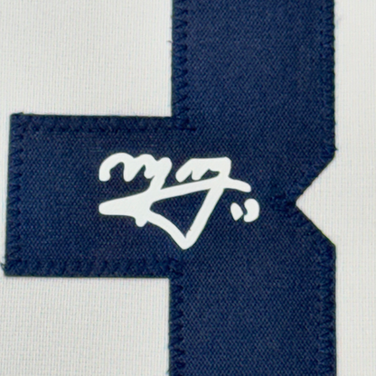 Framed Facsimile Autographed Manny Machado 35x39 San Diego White Reprint Laser Auto Baseball Jersey