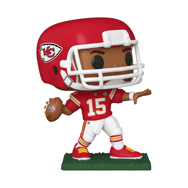 Patrick Mahomes II #148 Funko POP! Football Kansas City Chiefs Figurine Bundle with HOFSM Protector Case