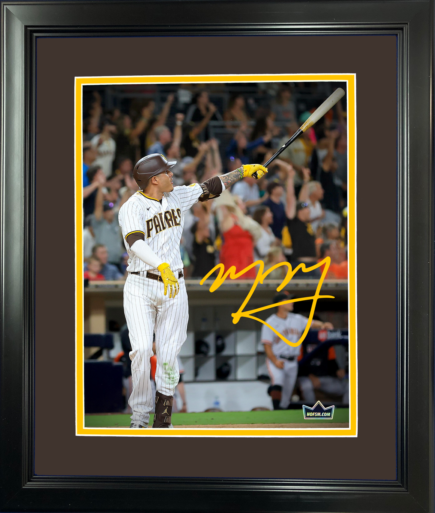 Framed Manny Machado San Diego Padres Facsimile Laser Engraved Signature Auto 11"x14" Baseball Photo HOFSM Holo
