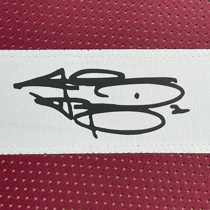 Framed Facsimile Autographed Johnny Manziel 35x39 Texas A&M Maroon Reprint Laser Auto College Football Jersey