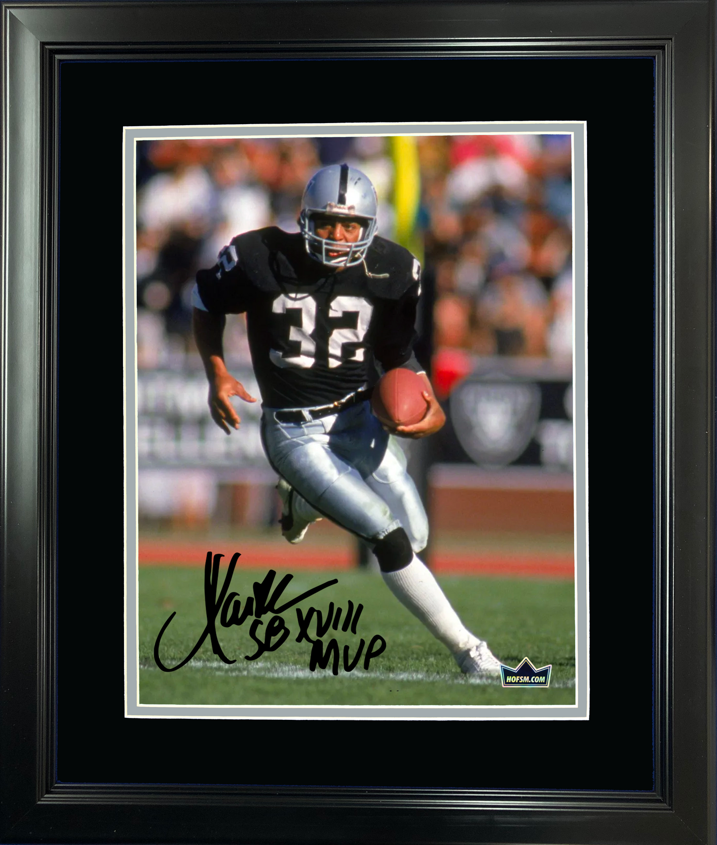 Framed Marcus Allen Oakland Las Vegas Raiders Facsimile Laser Engraved Signature Auto 11"x14" Football Photo HOFSM Holo