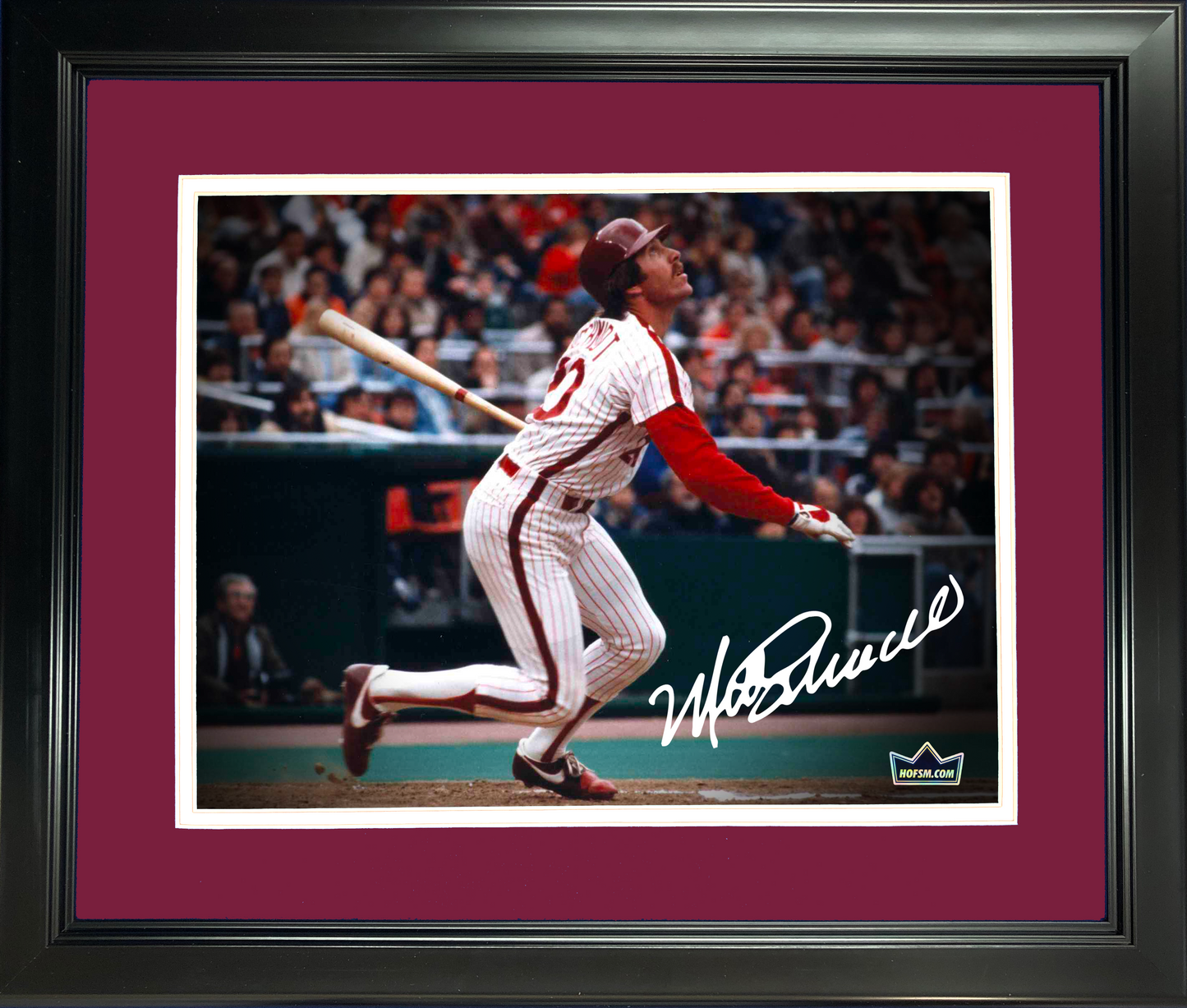 Framed Mike Schmidt Philadelphia Phillies Facsimile Laser Engraved Signature Auto 11"x14" Baseball Photo HOFSM Holo