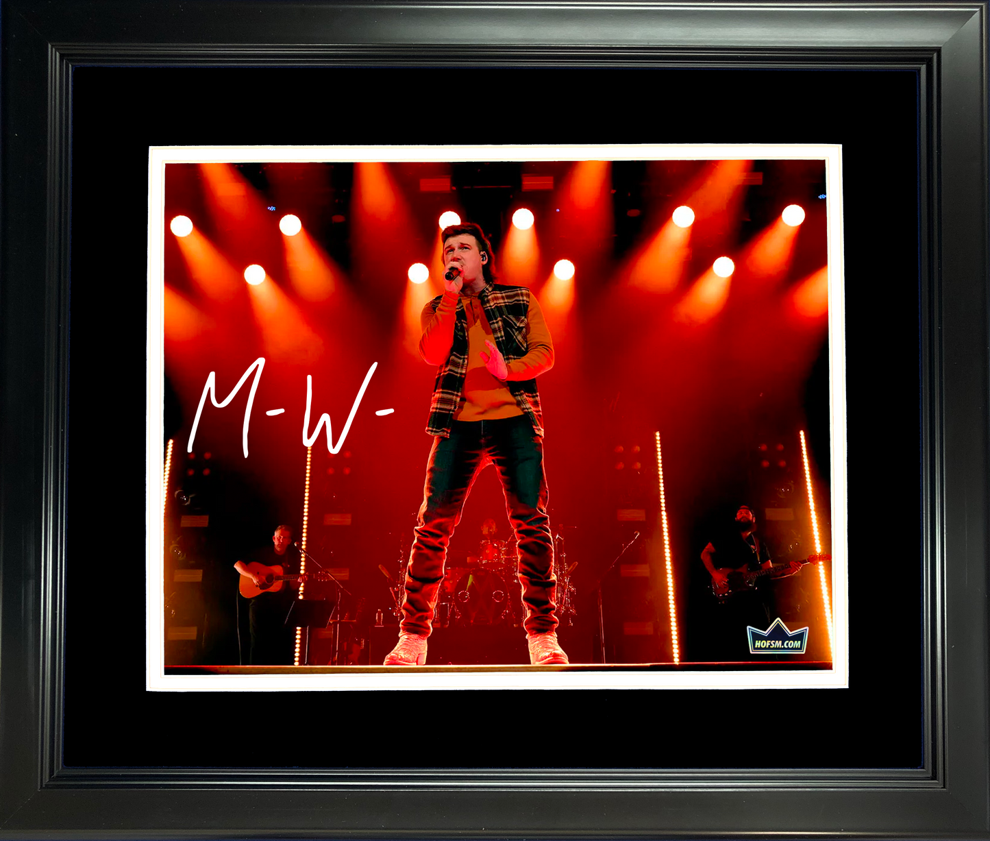 Framed Country Singer Facsimile Laser Engraved Signature Auto 11"x14" Music Photo HOFSM Holo