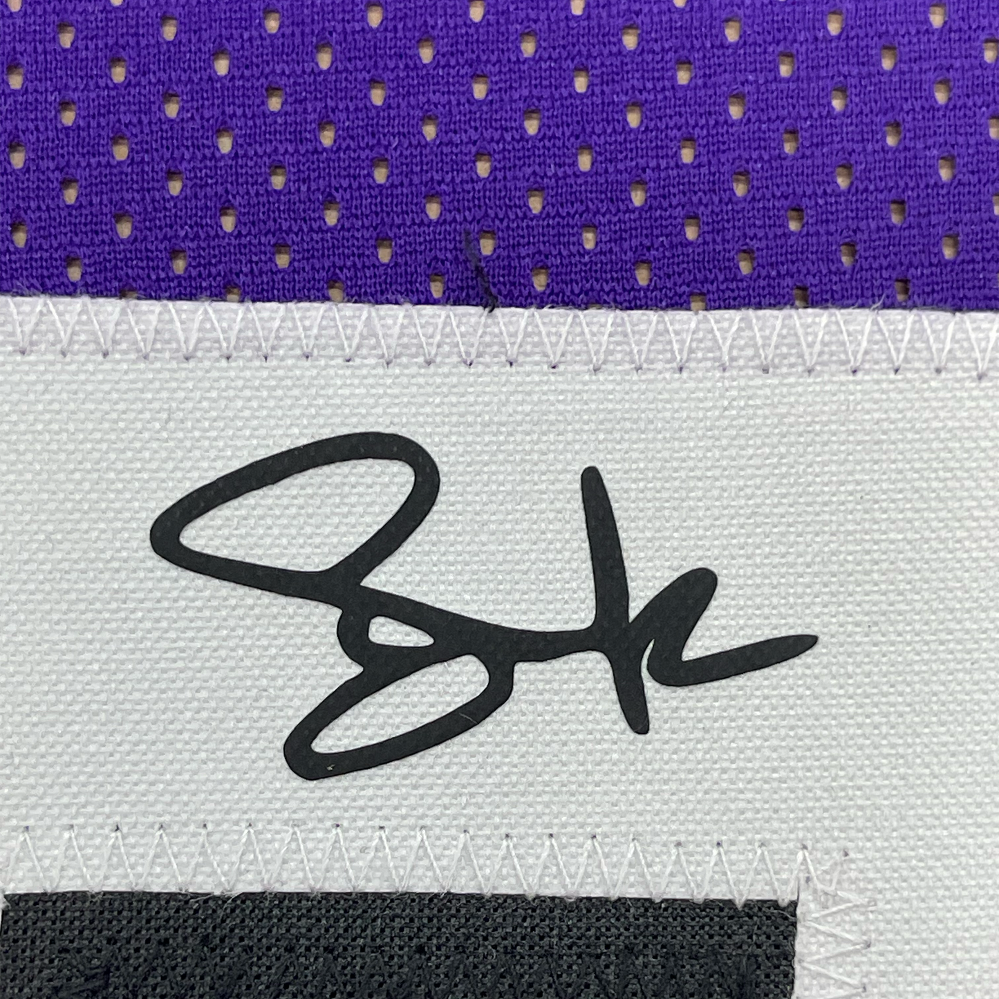 Framed Facsimile Autographed Steve Nash 35x39 Phoenix Purple Reprint Laser Auto Basketball Jersey