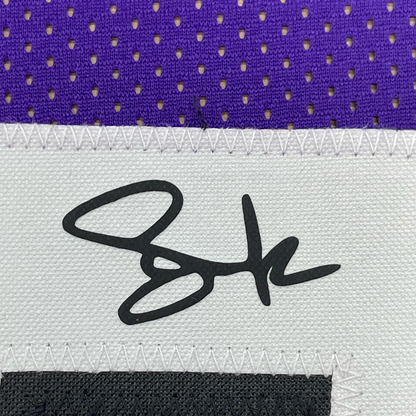 Framed Facsimile Autographed Steve Nash 35x39 Phoenix Purple Reprint Laser Auto Basketball Jersey