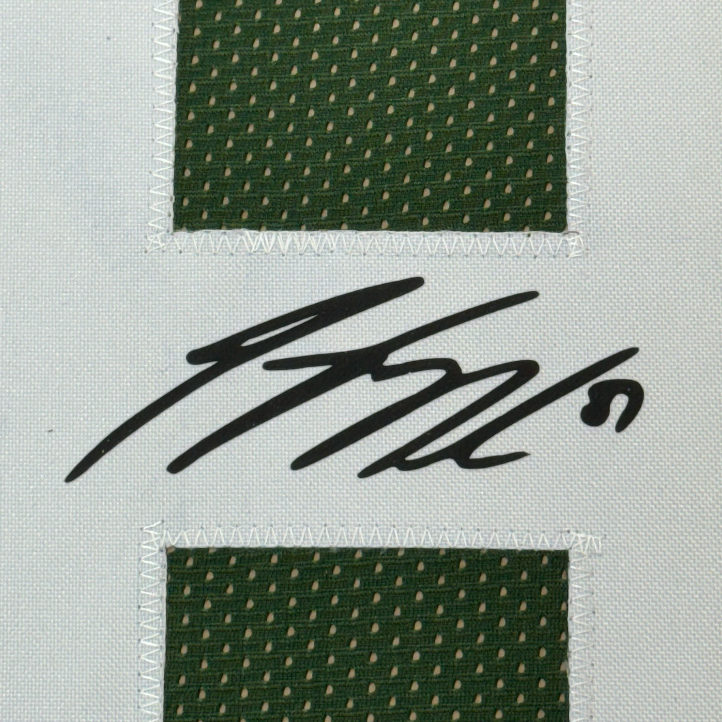 Framed Facsimile Autographed Jordy Nelson 35x39 Green Bay Green Reprint Laser Auto Football Jersey