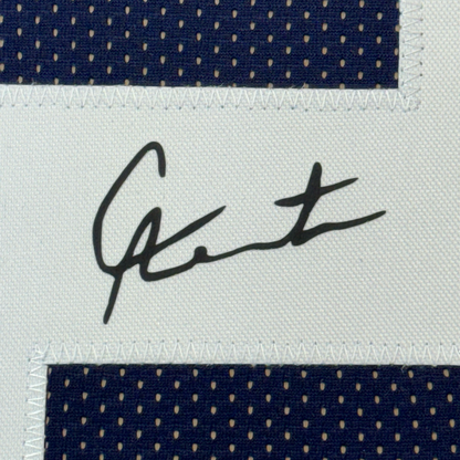 Framed Facsimile Autographed Cam Newton 35x39 Auburn Blue Reprint Laser Auto College Football Jersey