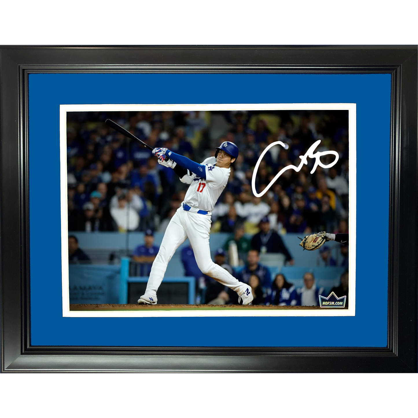 Framed Shohei Ohtani Facsimile Laser Engraved Signature Auto 11"x14"Baseball Photo HOFSM Holo