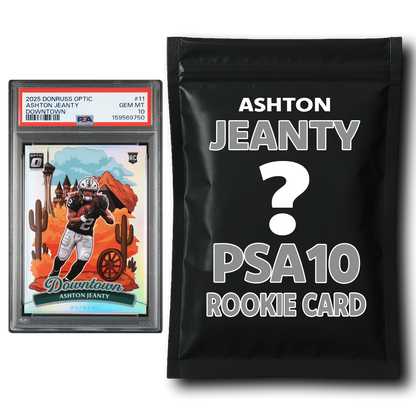 Ashton Jeanty PSA 10 Graded Football Rookie Card Mystery Pack