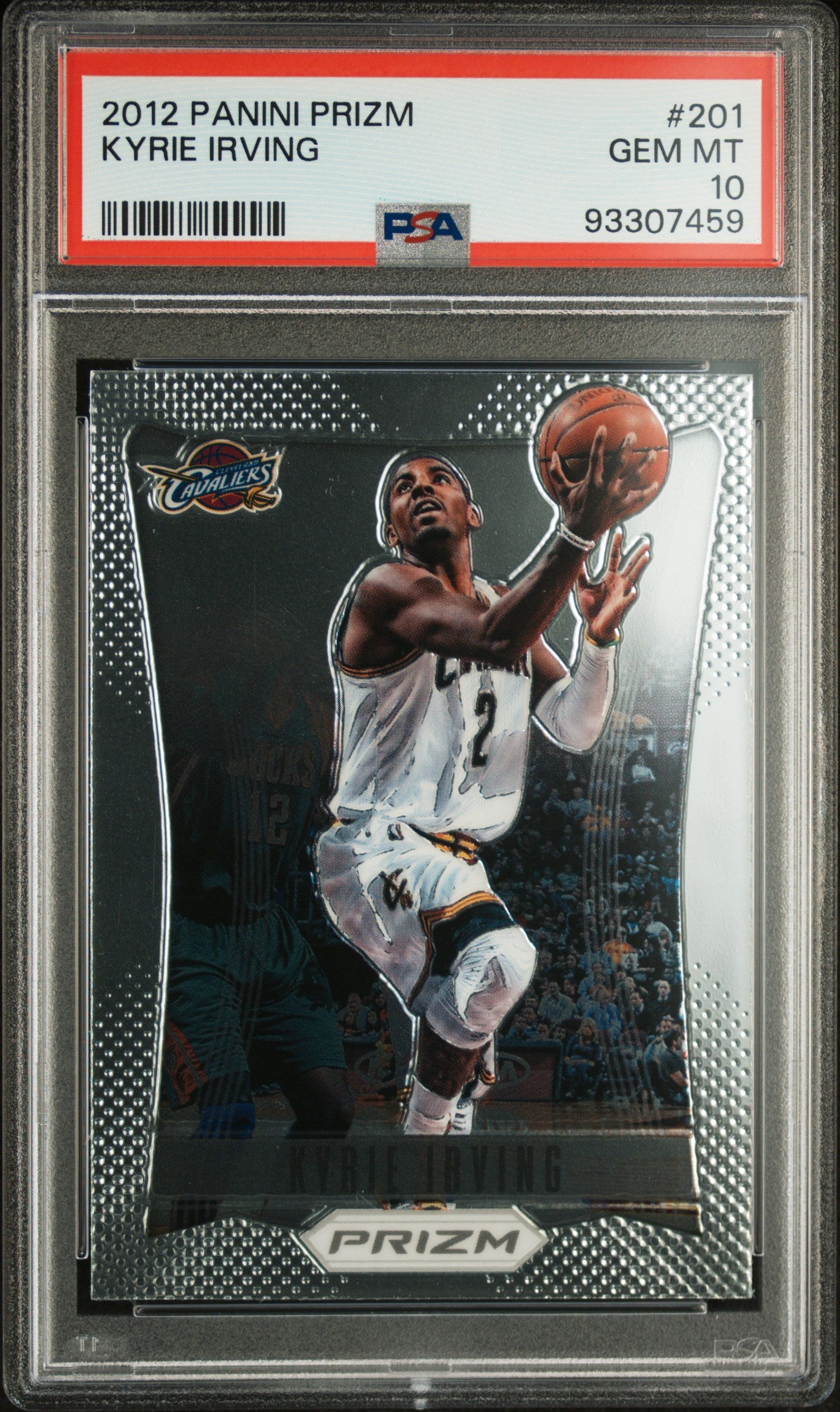Graded 2012 Panini Prizm Kyrie Irving #201 Rookie RC Basketball Card PSA 10 Gem Mint