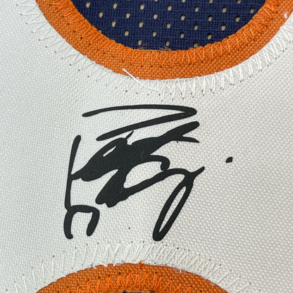 Framed Facsimile Autographed Peyton Manning 35x39 Denver Blue Reprint Laser Auto Football Jersey