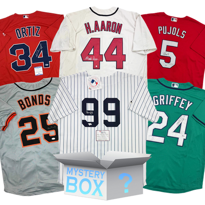Random Autographed/Signed Baseball Jersey Mystery Box with PSA JSA or Beckett COA