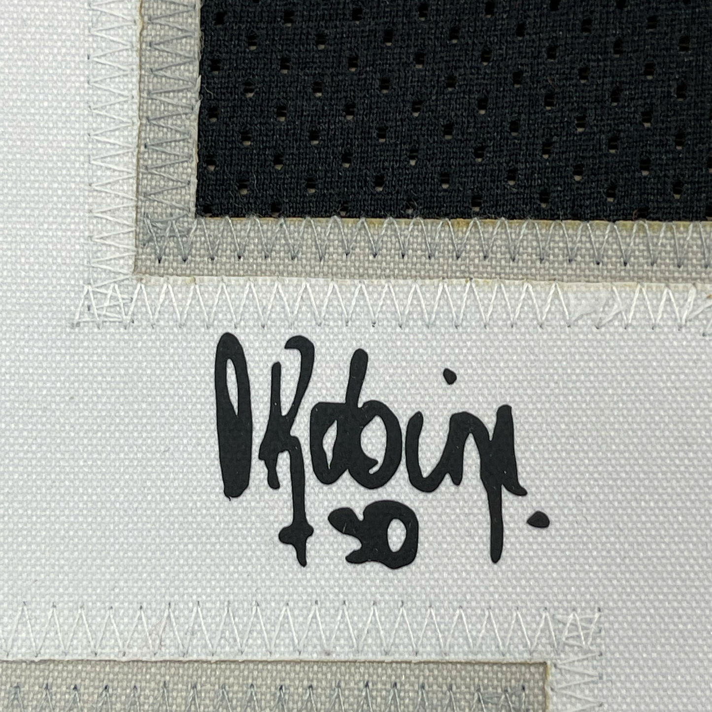 Framed Facsimile Autographed David Robinson 35x39 San Antonio Black Reprint Laser Auto Basketball Jersey