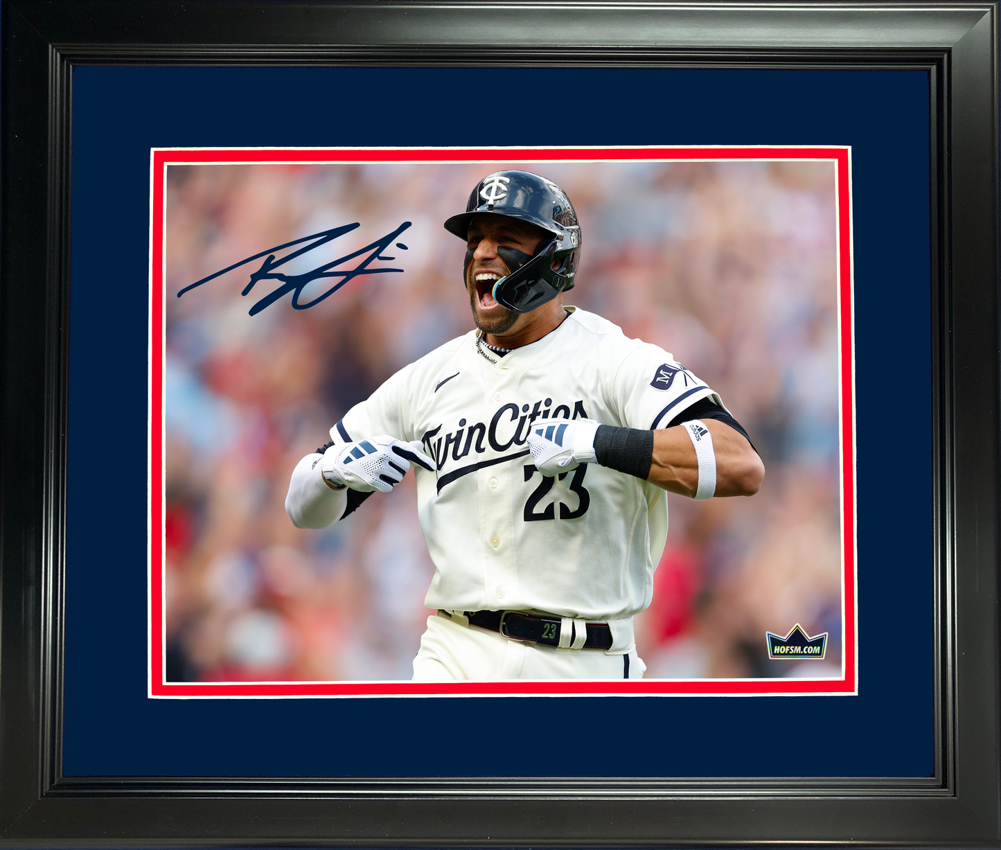 Framed Royce Lewis Minnesota Twins Facsimile Laser Engraved Signature Auto 11"x14"Baseball Photo HOFSM Holo
