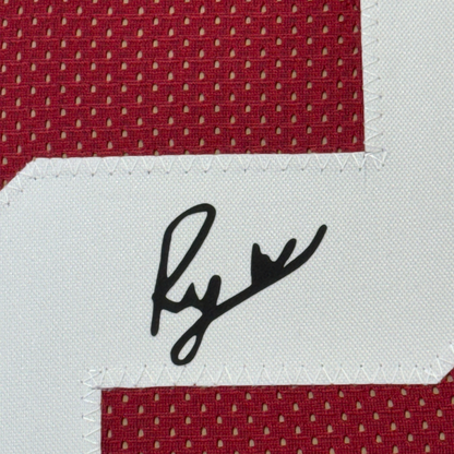 Framed Facsimile Autographed Ryan Williams 35x39 Alabama Red Reprint Laser Auto College Football Jersey