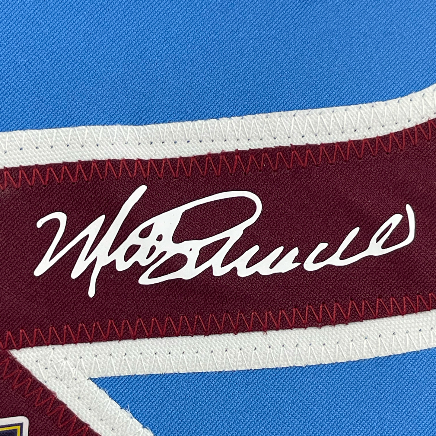 Framed Facsimile Autographed Mike Schmidt 35x39 Philadelphia Blue Retro Reprint Laser Auto Baseball Jersey