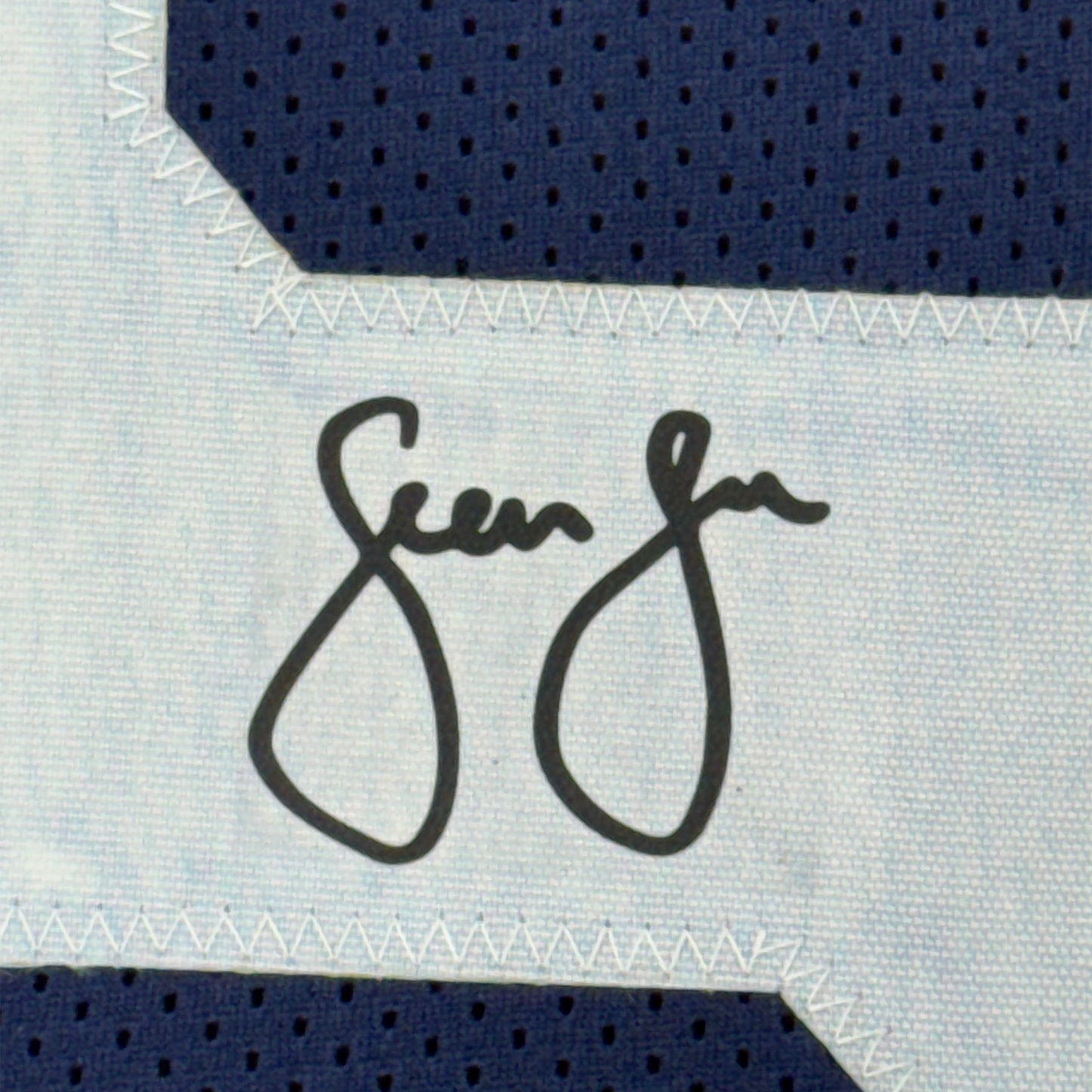 Framed Facsimile Autographed Sean Lee 35x39 Dallas Thanksgiving Day Reprint Laser Auto Football Jersey