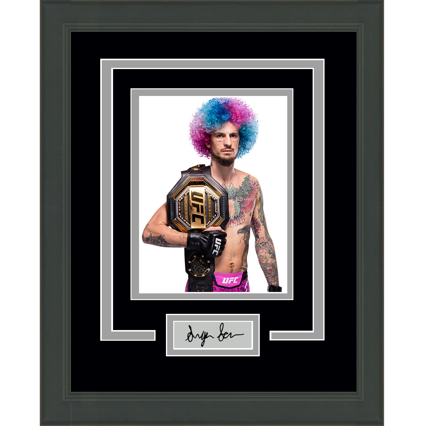 Framed Sean O'Malley Facsimile Laser Engraved Signature Auto UFC 11x14 Photo