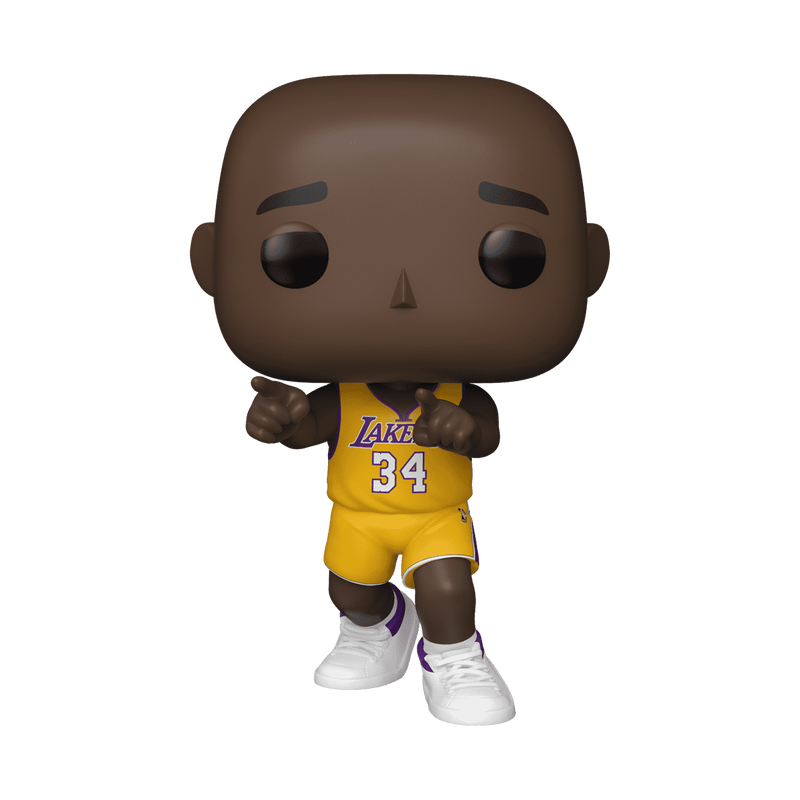 Shaquille O'Neal Shaq #208 2000 WCF Celebration Facsimile Signed Reprint Laser Autographed Funko POP! Basketball NBA: Los Angeles Lakers Figurine with Protector Case